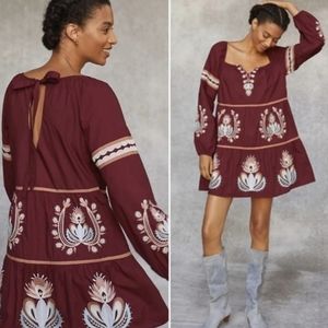 NWT🔥$170+ Anthropologie🤩 BOHO Peasant Dress "Let Me Be" Gorgeous!